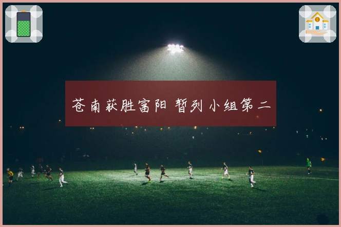 苍南获胜富阳 暂列小组第二